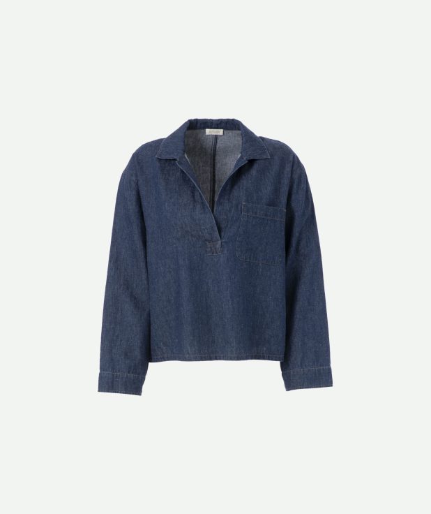 Blouse Giuseppe JcSophie blauw denim