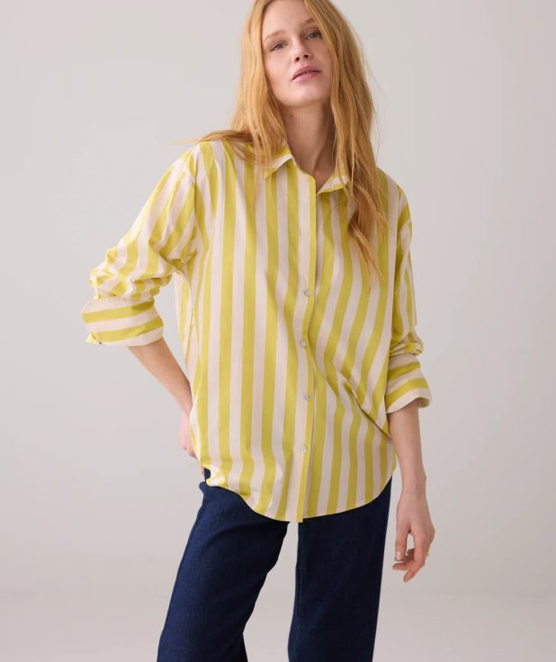 Blouse Stripe Mimosa Summum geel