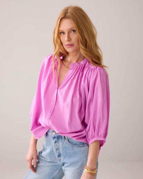 Blouse Cyclaam Summum roze paars