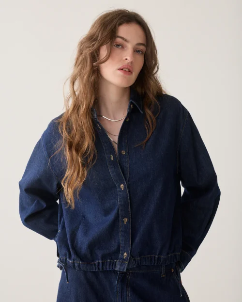 Blouse Denim Summum blauw jeans