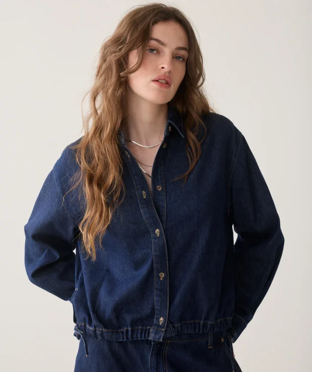 Blouse Denim Summum blauw jeans