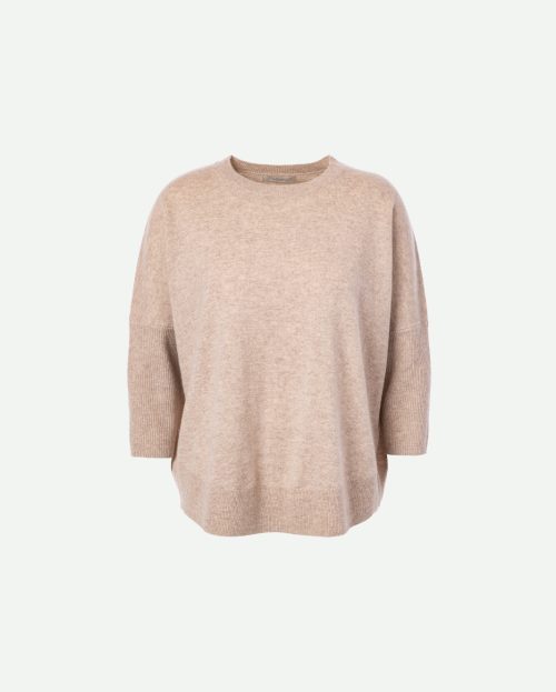 Pomme sweater Bruin JcSOPHIE beige mushroom