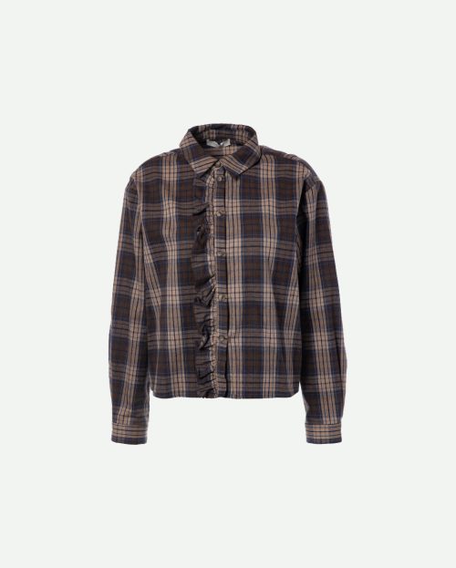Parole blouse Blauw JcSOPHIE geruit