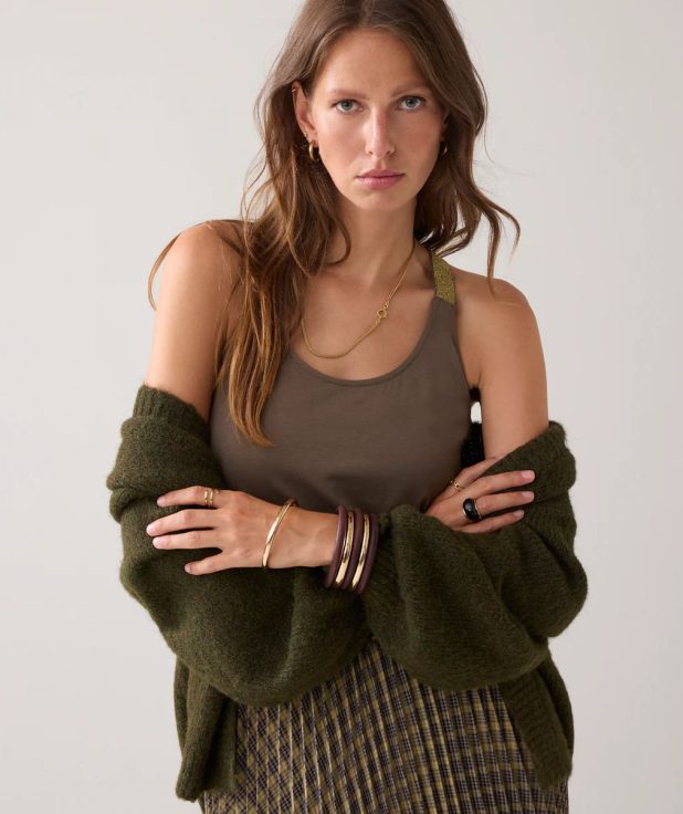 Top Singlet Dark Camo Summum groen