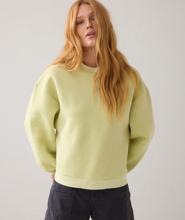 Sweater Jersey Soft Lime Summum groen