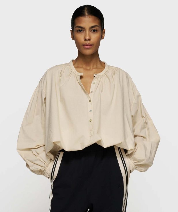 Blouse Flowy Light Earth 10Days ecru beige