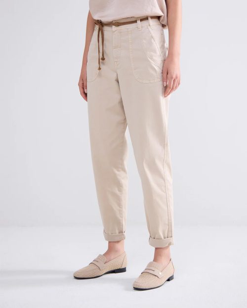 Broek Barrel Dune Summum beige ecru