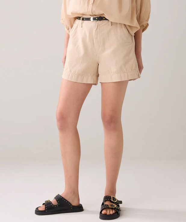 Short Sesame Summum beige korte broek