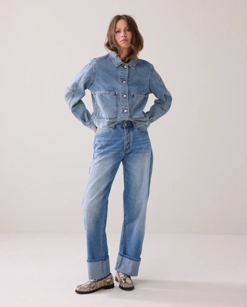 Jeans Straight Vintage Blue Summum blauw
