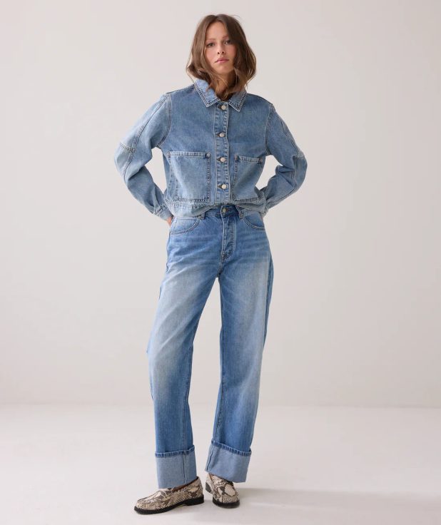 Jeans Straight Vintage Blue Summum blauw