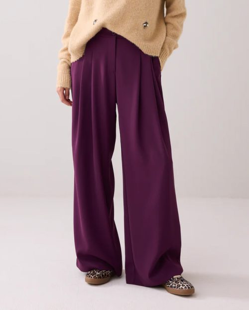 Pants Wineberry Summum foam purple