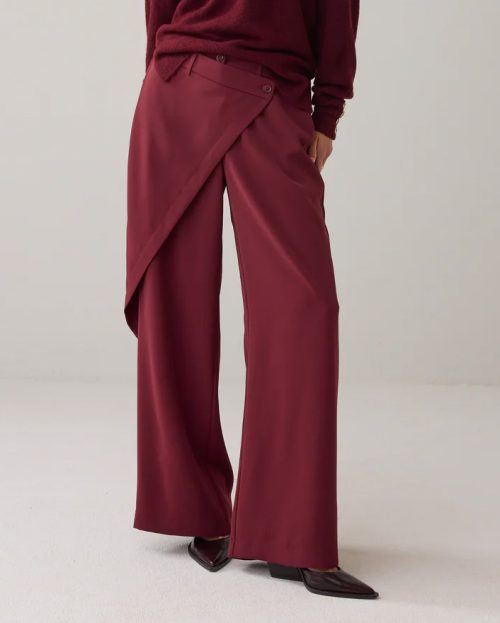 Pantalon Fluid Rood Summum overslag