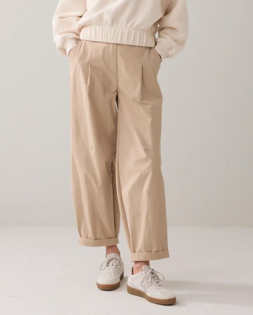 Broek cocoon beige summum fit