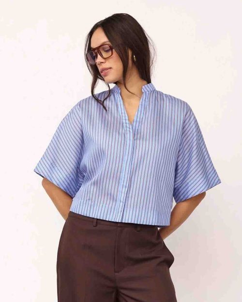 Blouse Anica Stripe Co'Couture blauw