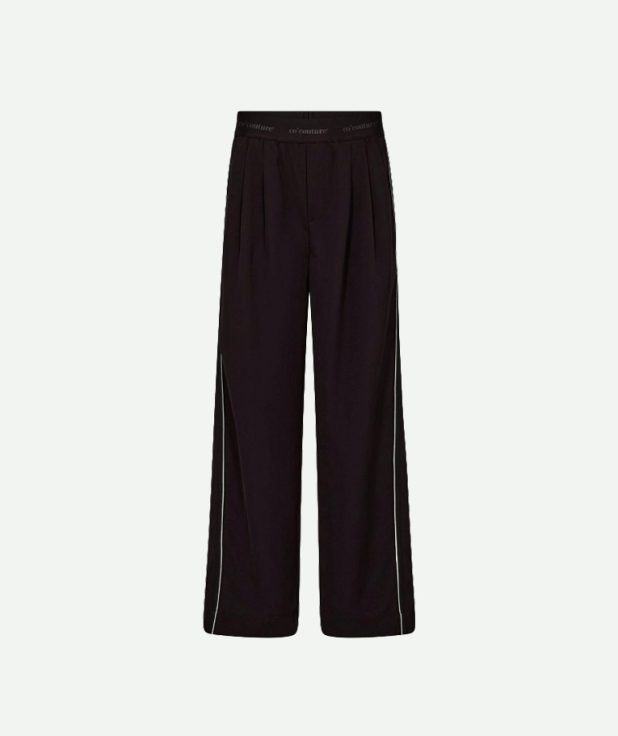 Pantalon amina split co couture zwart