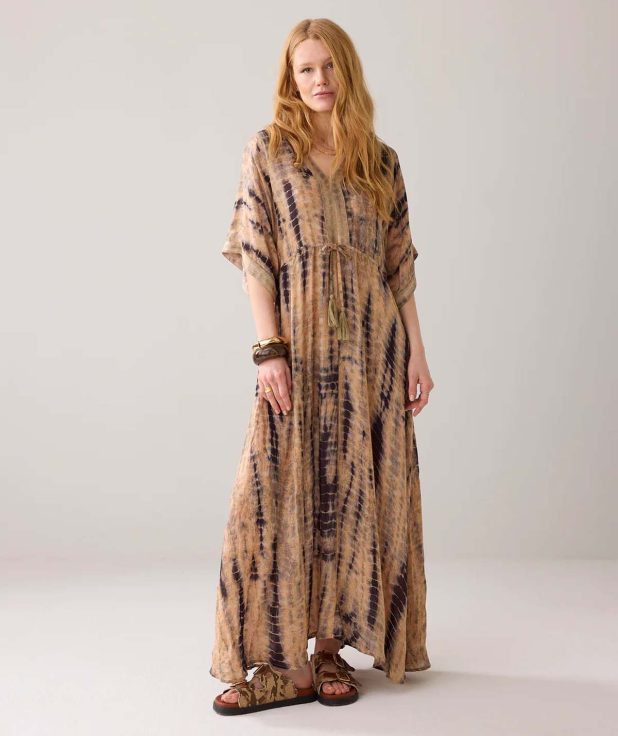 Jurk Tie Dye Summum multicolor maxi