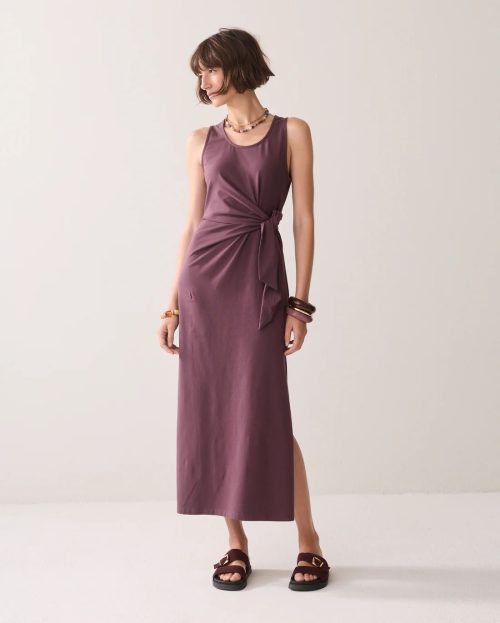 Jurk maxi summum paars