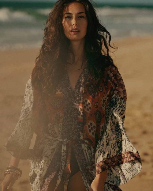 Kimonojurk printmix summum multicolor