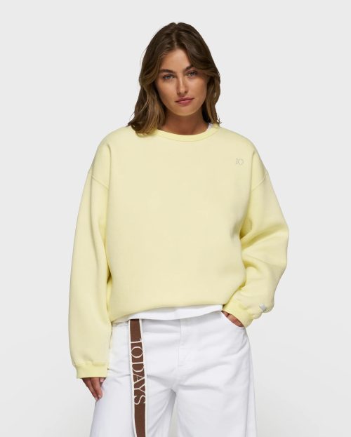Sweater Raw Edge Yellow 10Days geel