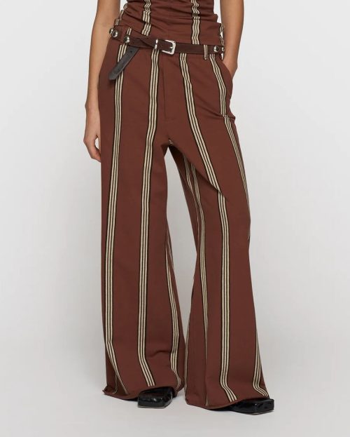 Jogger Stripe Brown 10Days bruin