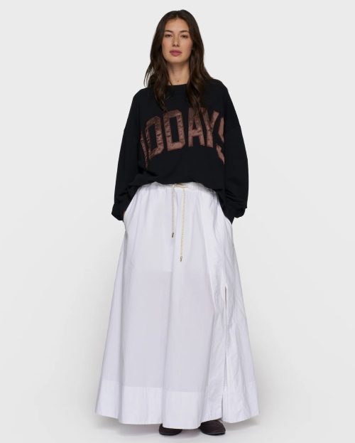 Rok Maxi Poplin 10Days wit