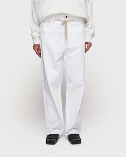 Broek Straight Optic White 10Days wit