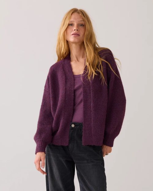 Vest Puff Sleeve Wineberry Summum
