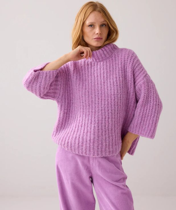 Sweater Cushy Violet Summum roze