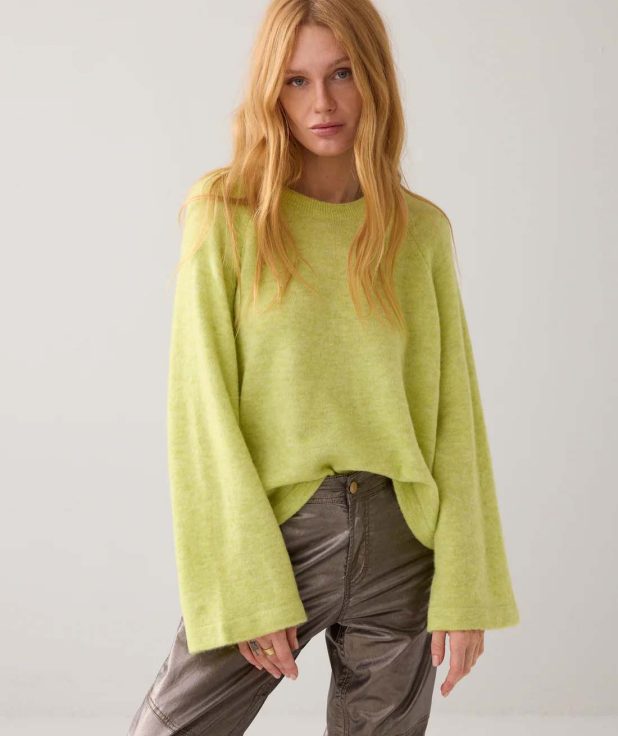 Sweater Misty Lime Summum groen