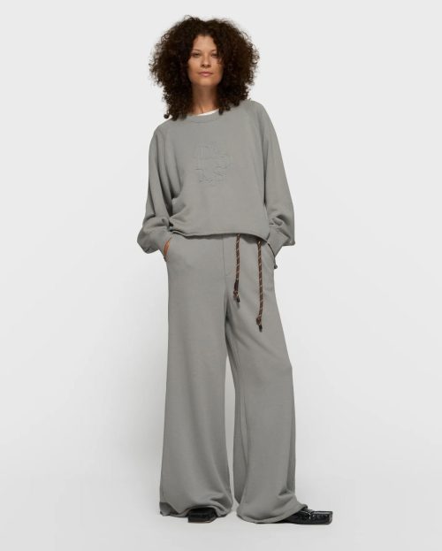 Jogger Wide Grey 10Days grijs