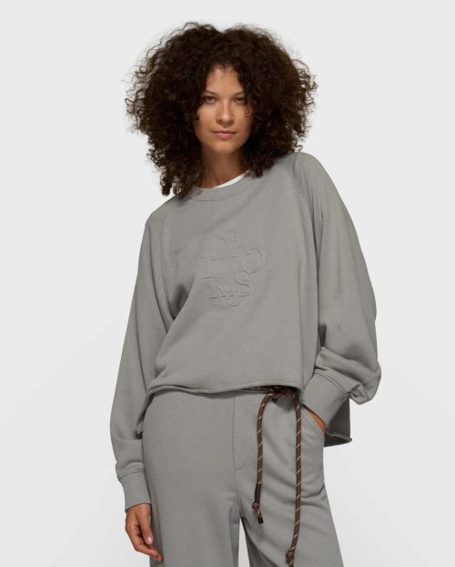 Sweater LA Grey 10Days grijs curly