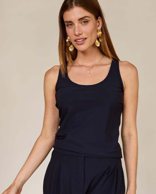 Top Nova Dark Blue Studio Anneloes blauw