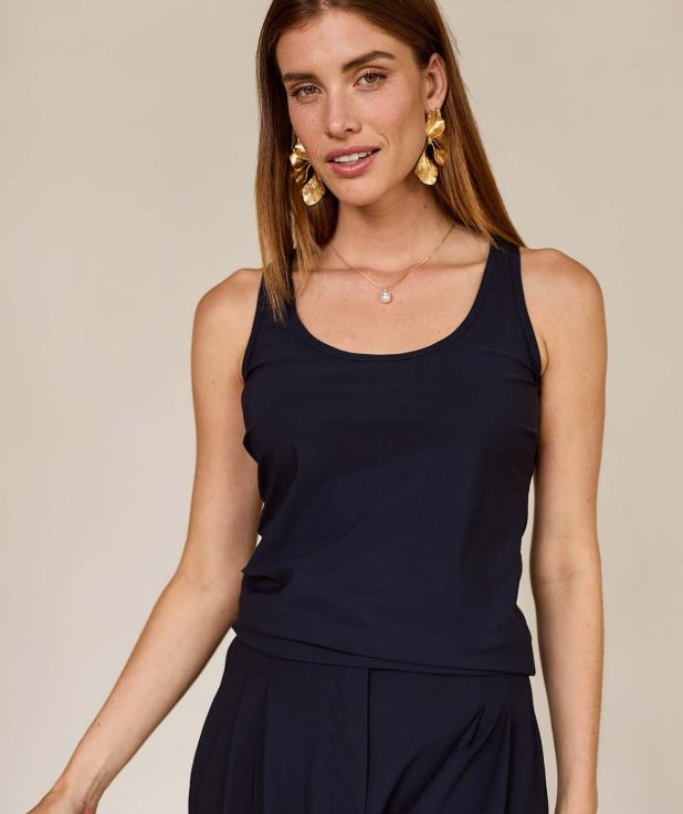 Top Nova Dark Blue Studio Anneloes blauw