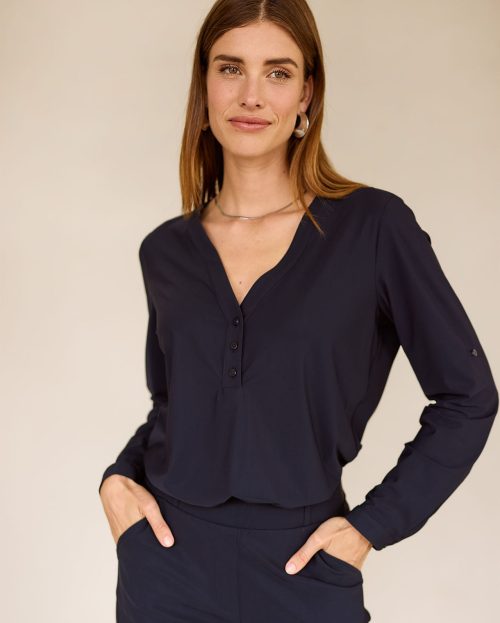 Blouse Evi Blue Studio Anneloes blauw