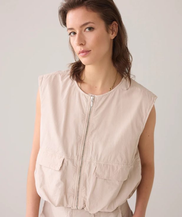 Gilet Pebble Beige Summum