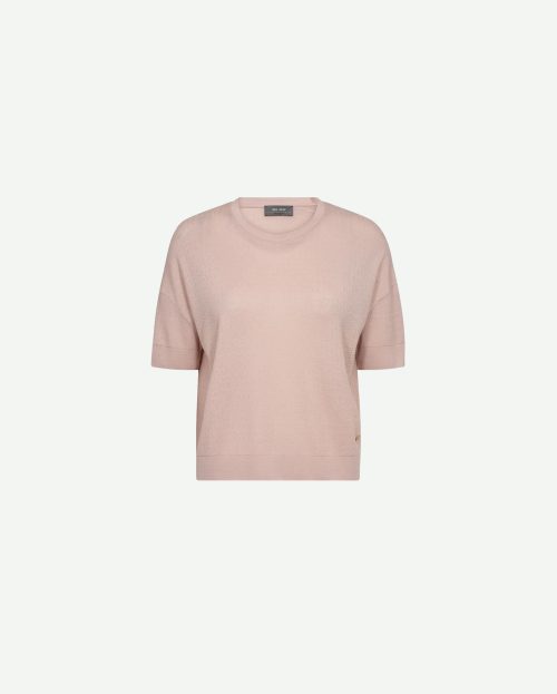 T-shirt Swann Mos Mosh licht roze