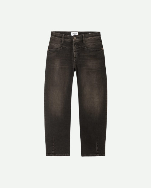 BARREL JEANS CROPPED - elin - bruin