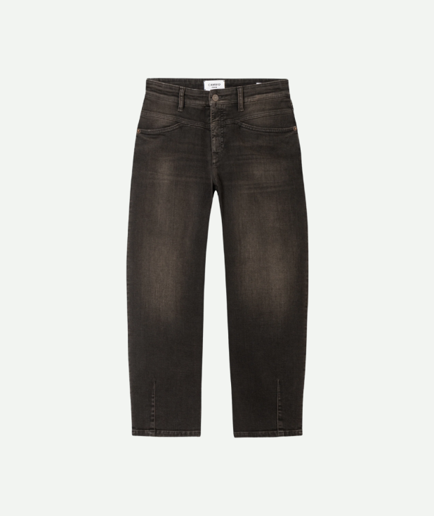 BARREL JEANS CROPPED - elin - bruin
