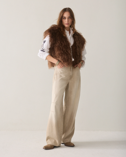 Barrelfit jeans greige