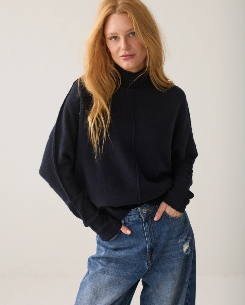 Batwing sweater melange summum