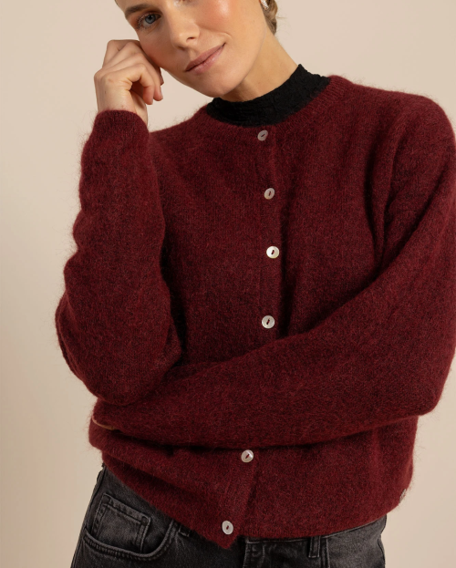 Bibi cardigan - red wine