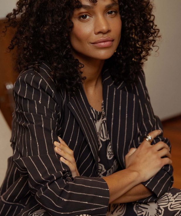 Blazer Camille Pinstripe Studio Anneloes