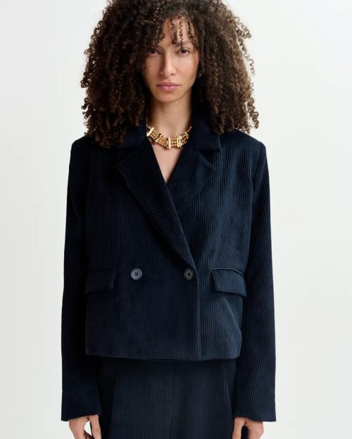 Blazer Granary Navy Essentiel Antwerp blauw