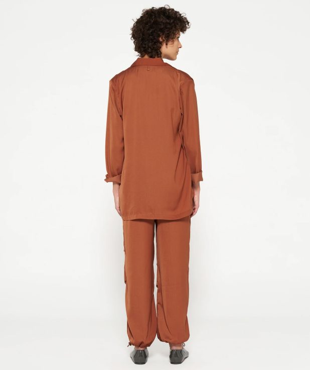 Blazer Satin Saddie Brown 10Days 2
