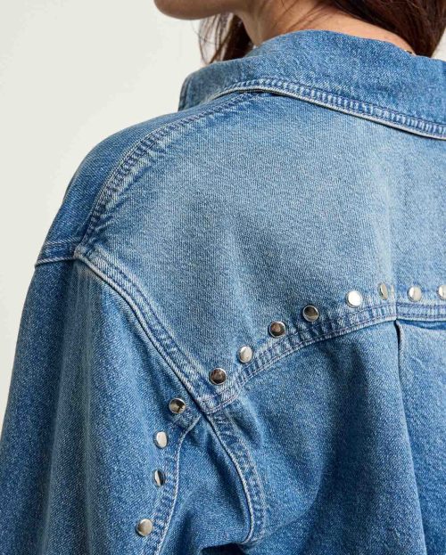 Blouse Denim Dayton MAC studs1