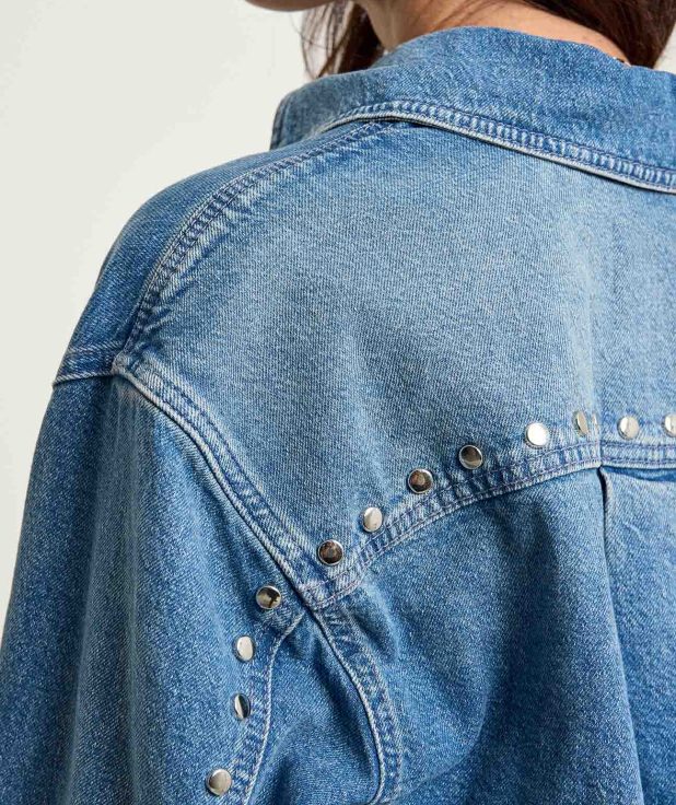 Blouse Denim Dayton MAC studs1
