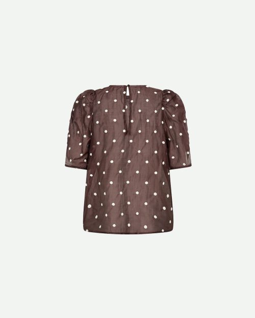Blouse Dita Dot Co'Couture bruin1