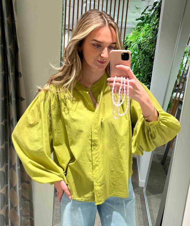 Blouse Gianni Palm Sacrecoeur groen