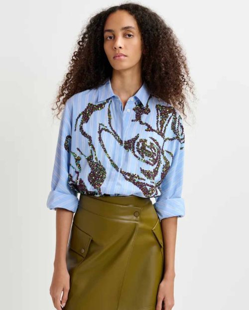 Blouse Godsend Essentiel Antwerp blauw