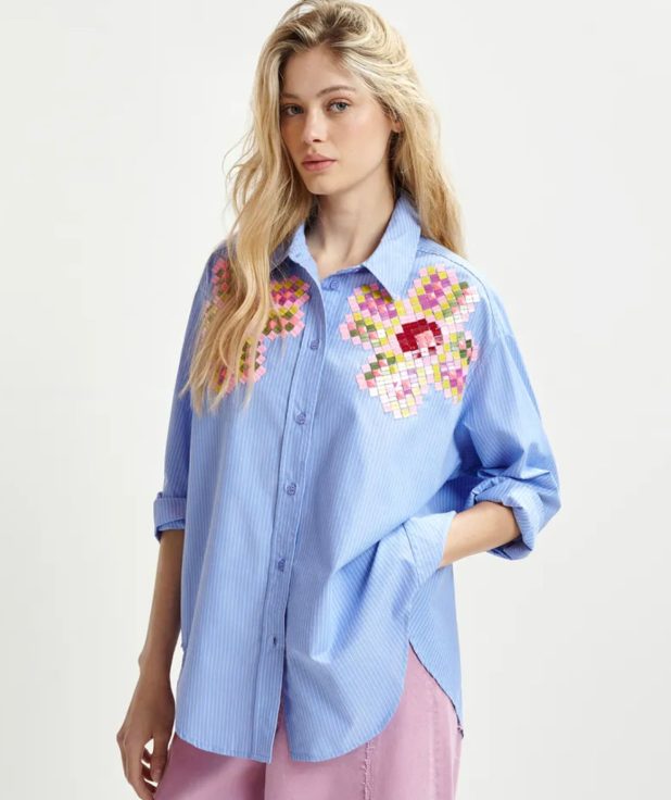 Blouse Hapricorn Essentiel Antwerp blauw